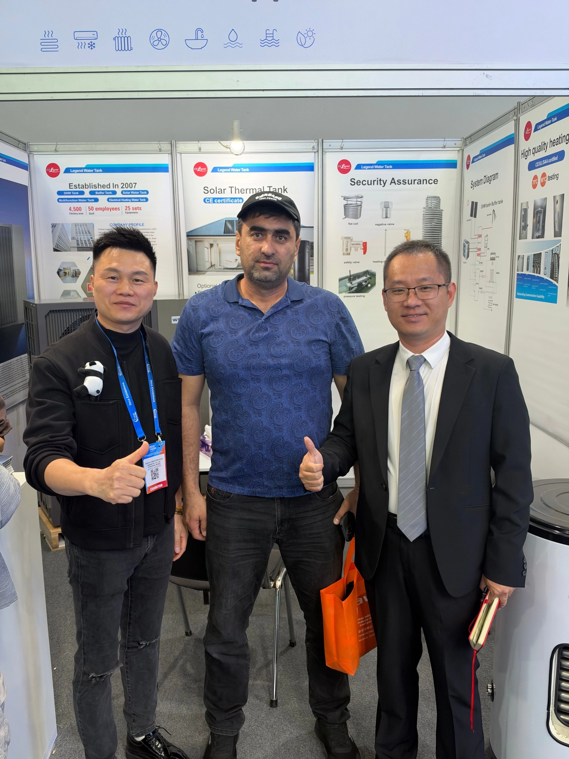 Aqua Therm Tashkent көргөзмөсүндөгү Легенда суу резервуары